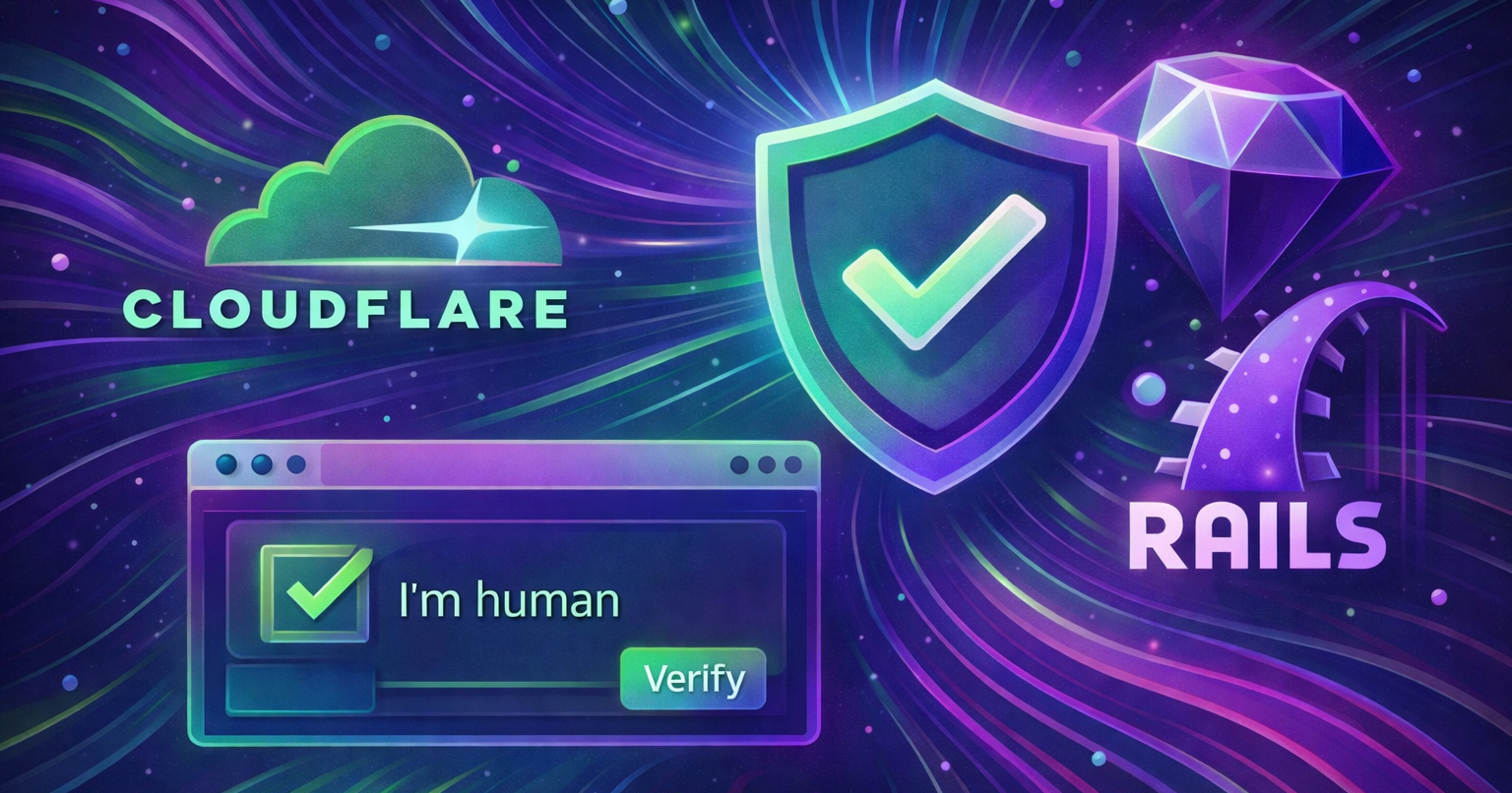 Stop Bots Without Annoying Your Users: Cloudflare Turnstile for Rails